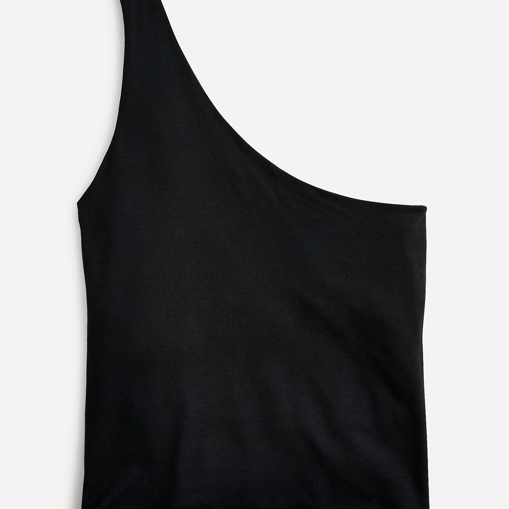 Jcrew One-shoulder tank top in vintage rib